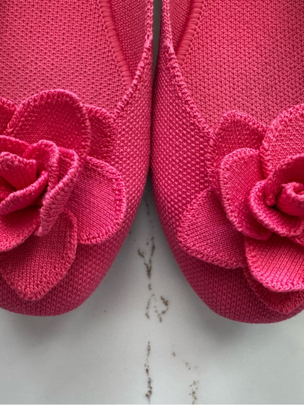 Rothy's The Petal Square Toe Ballet Flat Soirée Pink Size 7 Barbiecore Girlie - Picture 8 of 13